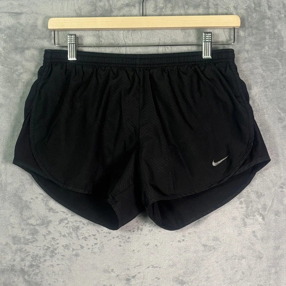 Nike Black Running Athletic Lined Shorts Size Small